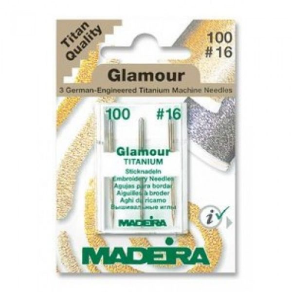 AGUJA MADEIRA 705H GLAMOUR TITANIUM Nº 90 X3